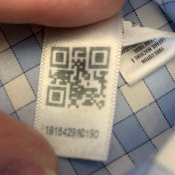 Bonobos Mens Slim Fit LS Button Down Shirt Blue/White Gingham Plaid Medium - Picture 4 of 7